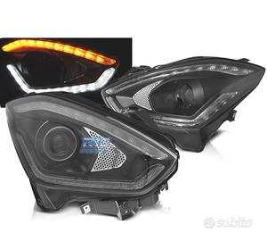 FARI SUZUKI SWIFT 17- TUBE LIGHT DRL DINAMICI NERI