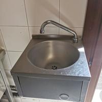 lavandino femorale acciaio per ristorazione