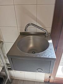 lavandino femorale acciaio per ristorazione