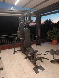 palestra multifunzionale fisiostore con leg press 