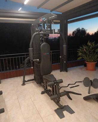 palestra multifunzionale fisiostore con leg press 