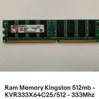 Ram memory kingston 512 Mb 333mhz