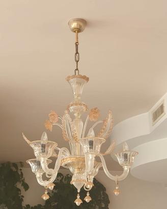 Lampadari e faretti in vetro di murano