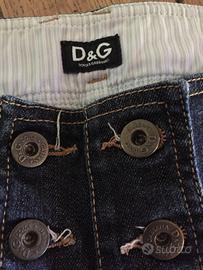 D&G Dolce&gabbana Capri in jeans denim