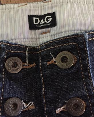 D&G Dolce&gabbana Capri in jeans denim