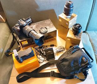 Nikon D5100 reflex (+3 obiettivi e custodia)
