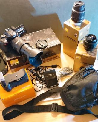 Nikon D5100 reflex (+3 obiettivi e custodia)