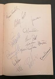 Autografi Giocatori Nazionale Calcio anni 70 