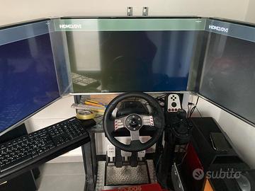 Volante g27, pedaliera e cambio ad H