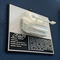 Quadro 3D Porsche 911 GT3 RS con scheda tecnica