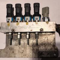 4 iniettori compatibile BRC GPL blu + sensore 