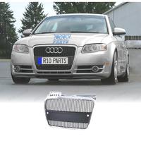 GRIGLIA AUDI A4 B7 04-09 LOOK RS CROMO NERO ABS