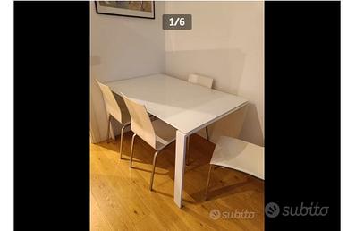 Tavolo vetro satinato di design