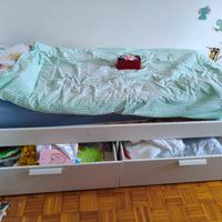 letto cassettoni una piazza