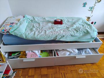 letto cassettoni una piazza