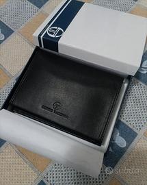 Portafoglio in pelle "Sergio Tacchini" Vintage