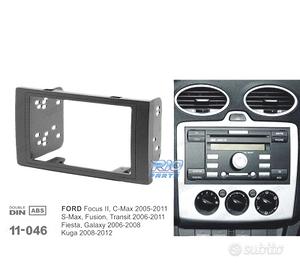 TELAIO NERO RADIO 2-DIN PER FORD FOCUS C-MAX S-MAX