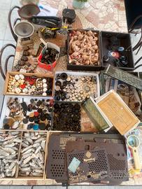 Lotto componenti per radio d epoca