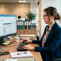 Candidata per segretaria/impiegata hr