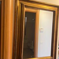 Specchio foglia oro