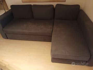 Divano ad angolo letto e contenitore