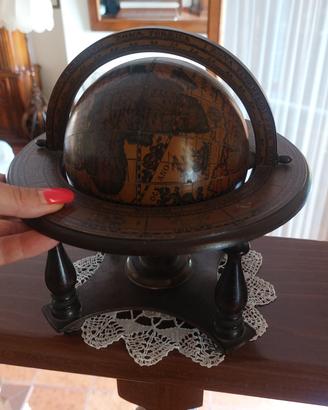 mappamondo legno