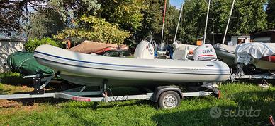 Gommone con Motore Selva Dorado xsr 40cv 