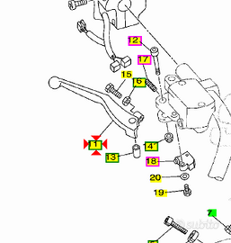 Leva freno ant Yamaha Drag Star 650 5BN839220000
