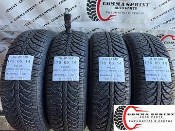 4 PNEUMATICI 175/65 R14 FULDA INVERNALI SEMINUOVE