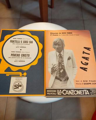 lotto di 2 spartiti: Nino Ferrer  / Alfieri 