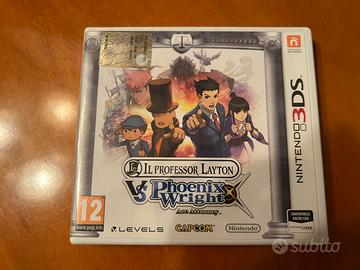 Il professor layton vs phoenix wright 3ds