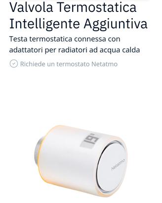 valvole termostatiche Netatmo