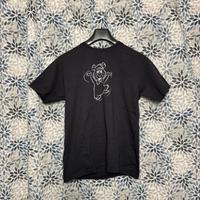 T-shirt nera BUBU cartoon unisex