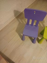 Sedie per bambini
