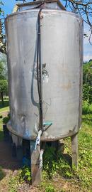 cisterna in acciaio 1500 litti