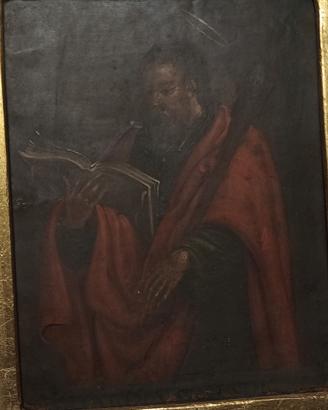 dipinto olio su rame  25x 15