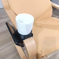 Porta tazza e smartphone per poltrona ikea POANG