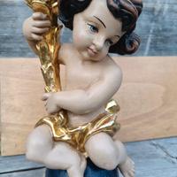 Angiolino - scultura unica - Made in Val Gardena 