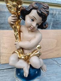 Angiolino - scultura unica - Made in Val Gardena 