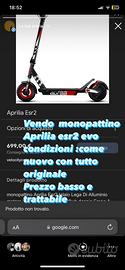 Monopattino elettrico aprilia esr2 evo