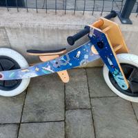 Bici crescita 5 in 1 legno wishbone