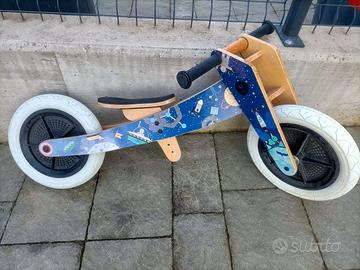 Bici crescita 5 in 1 legno wishbone