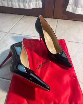 tacchi louboutin 39 nero rossi