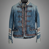 Giacca IMPERIAL denim stile militare vintage –