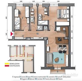 TRILOCALE-Firenze Novoli-LIBERO DA MARZO 2026