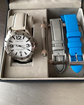 NAUTICA W.R.100M- cassa 44mm- full set- come nuovo