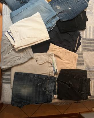 Lotto pantaloni vari