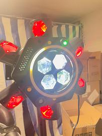 Testa mobile a 6 braccie 180W RGBW dmx Laser