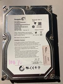Hard disk Seagate Barracuda 1Tb per Pc fisso