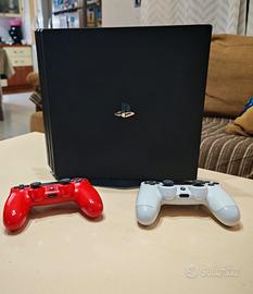PS4 pro con giochi e joystick 